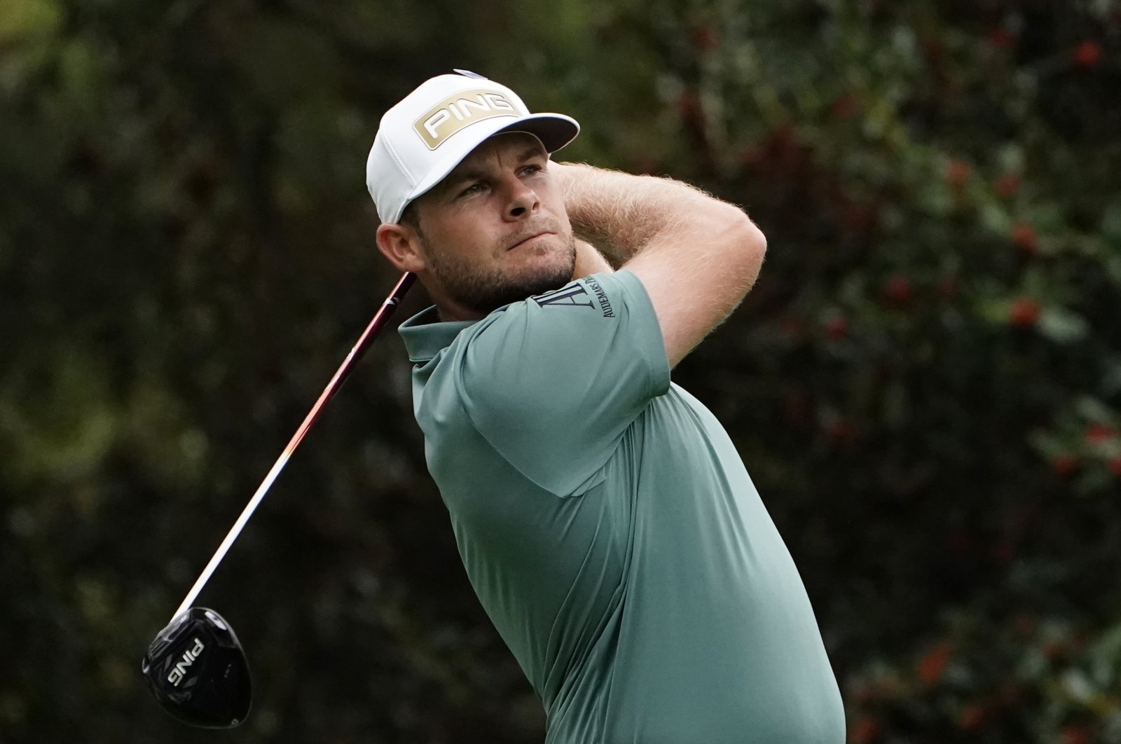 England's Tyrrell Hatton overcame Rory McIlroy's one-shot advantage and a double lead to win the Abu Dhabi Championship final in Abu Dhabi, the United Arab Emirates (UAE), Jan. 24, 2021.