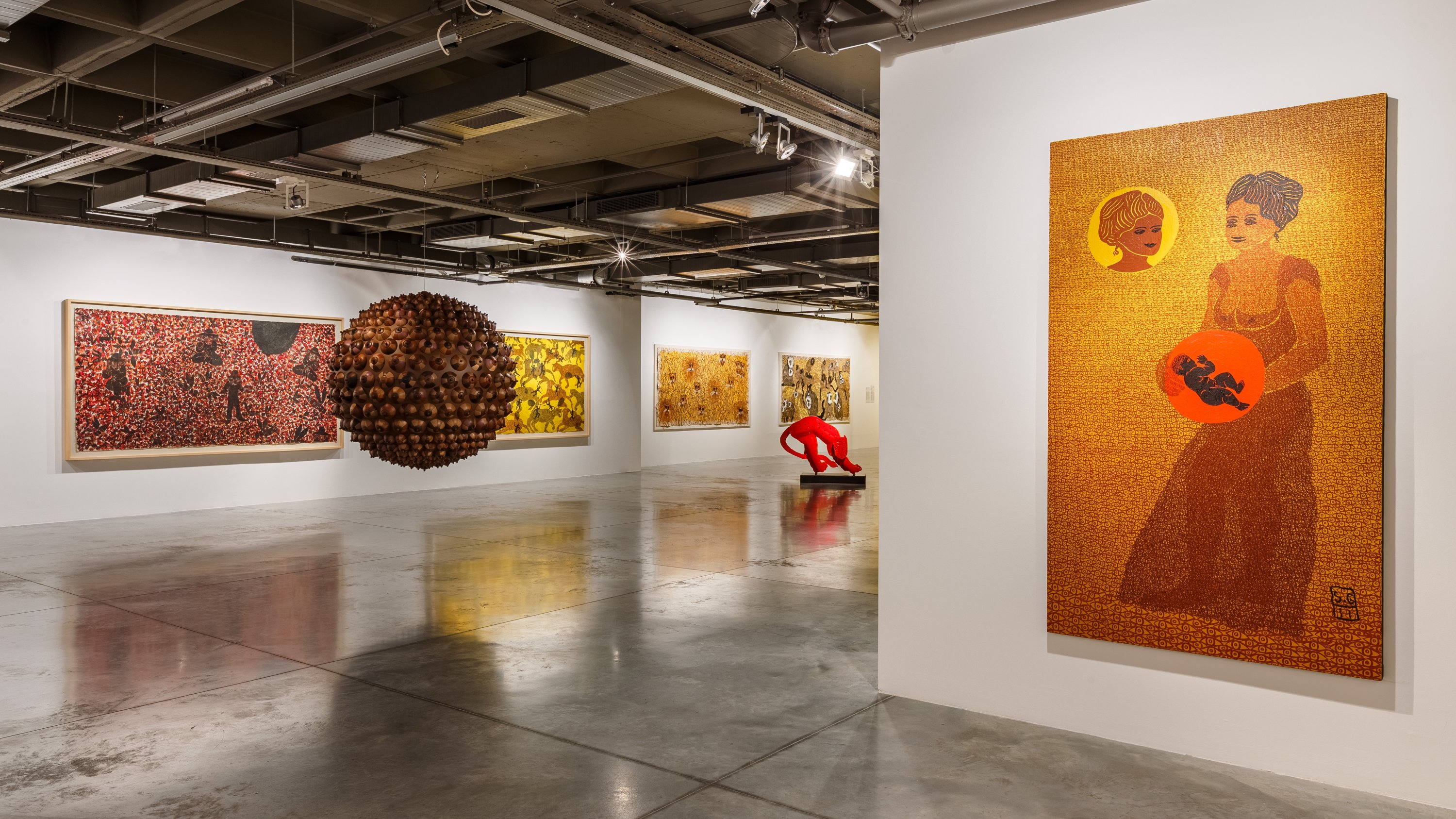 The exhibition 'This Place We Call World' by Selma Gürbüz at Istanbul Modern, Istanbul, Turkey. (Courtesy of Istanbul Modern)