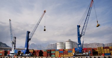 Port Akdeniz, a commercial port in the Meditarrenean coast,  Antalya, southern Turkey, Jan. 26, 2021. (Courtesy of Global Ports Holding)