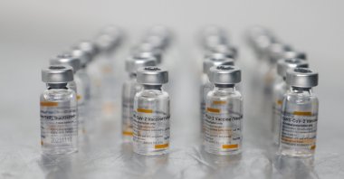 Vials of China-based biopharmaceutical company Sinovac Biotech's CoronaVac vaccine, Jan. 25, 2021. (AA Photo)