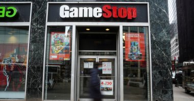 A GameStop store is pictured amid the pandemic in the Manhattan borough of New York City, New York, U.S., Jan. 27, 2021. (Reuters Photo)