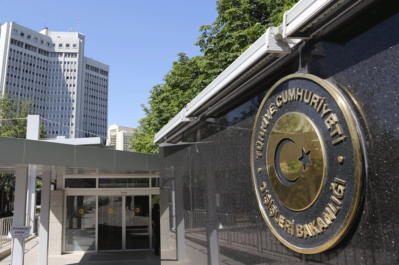 A file photo of a general view of Tukey's Foreign Ministry building in the capital Ankara. (AA Photo)