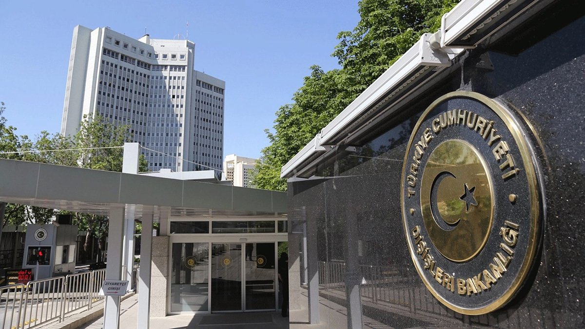 The Ministry of Foreign Affairs' headquarters in the capital Ankara. (File Photo)