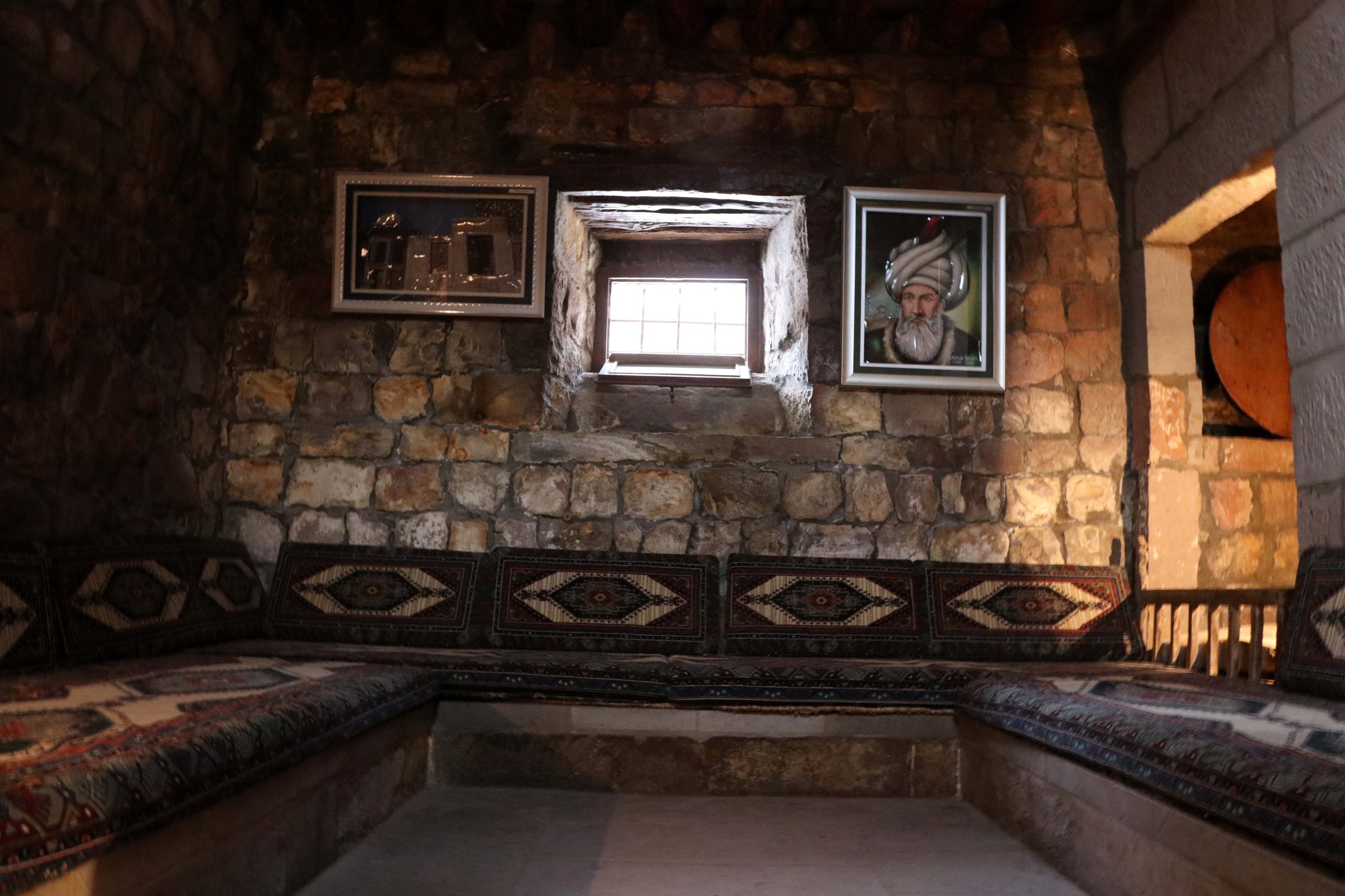 A room inside the Mimar Sinan House, Kayseri, central Turkey, Feb. 1, 2021. (AA PHOTO)