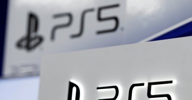 The logos of Sony's PlayStation 5 are displayed at the consumer electronics retailer chain Bic Camera, ahead of its official launch, in Tokyo, Japan, Nov. 10, 2020. (Reuters Photo)