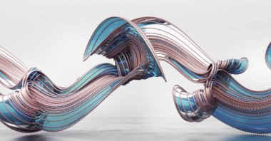 A still shot from Can Büyükberber's "Metafold" for “Mindscapes II.”