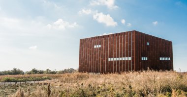 The exterior of the Troy Museum, Çanakkale, northwestern Turkey, Dec. 18, 2019. (Photo by Murat Şengül)