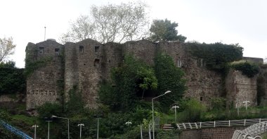 A view of the castle, in Trabzon, northern Turkey, Feb. 10, 2021. (DHA Photo)