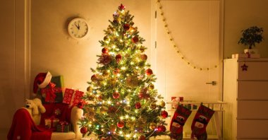 Decorating a pine tree for Christmas celebrations is taken from pagan customs and ceremonies for New Year’s. (Shutterstock Photo)