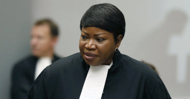 Prosecutor Fatou Bensouda at the International Criminal Court (ICC) in The Hague, the Netherlands, Aug. 28, 2018. (AP Photo)