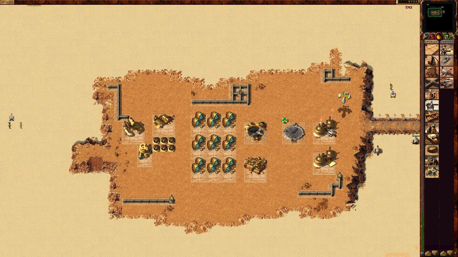 A screenshot from Dune 2000 video game. (Photo courtesy of Electronic Arts)