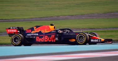 Red Bull's Max Verstappen in action during the Abu Dhabi Grand Prix, Yas Marina Circuit, Abu Dhabi, United Arab Emirates, Dec. 13, 2020. (Reuters Photo)