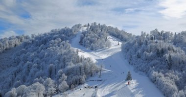 A general view of Kartepe ski center in Kocaeli province, northwestern Turkey. (Shutterstock Photo)