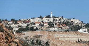 A general view of illegal Israeli settlement of Shiloh in occupied West Bank, Feb. 3, 2016. (Reuters Photo)