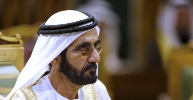 Prime Minister of the United Arab Emirates Sheikh Mohammed bin Rashid Al Maktoum attends the 40th Gulf Cooperation Council Summit in Riyadh, Saudi Arabia, Dec. 10, 2019. (AP Photo)