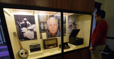A showcase featuring belongings of Sadi Yaver Ataman in the City History Museum in Safranbolu, Karabük, northern Turkey, Feb. 15, 2020. (AA PHOTO)