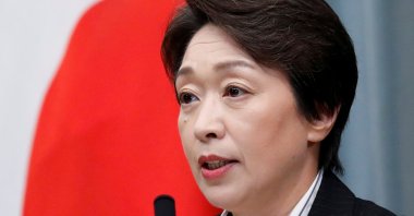 Japan's Olympics Minister Seiko Hashimoto attends a news conference at Prime Minister Shinzo Abe's official residence in Tokyo, Japan, Sept. 11, 2019. REUTERS/Issei Kato/File Photo