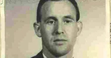 This 1959 image shows Friedrich Karl Berger, a former Nazi concentration camp guard who had been living in the U.S. and was deported on Feb. 20, 2021, to Germany. (U.S. Department of Justice Photo via AFP)