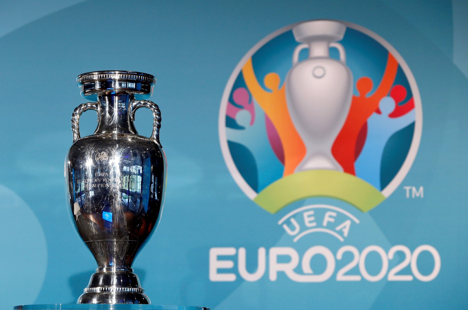 UEFA Euro 2020 Munich Logo Launch in Olympia Park, Munich, Germany, Oct. 27, 2016. (Reuters Photo)