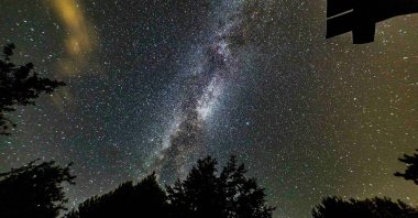 Milky Way captured with long exposure photography technique. (Getty Images)