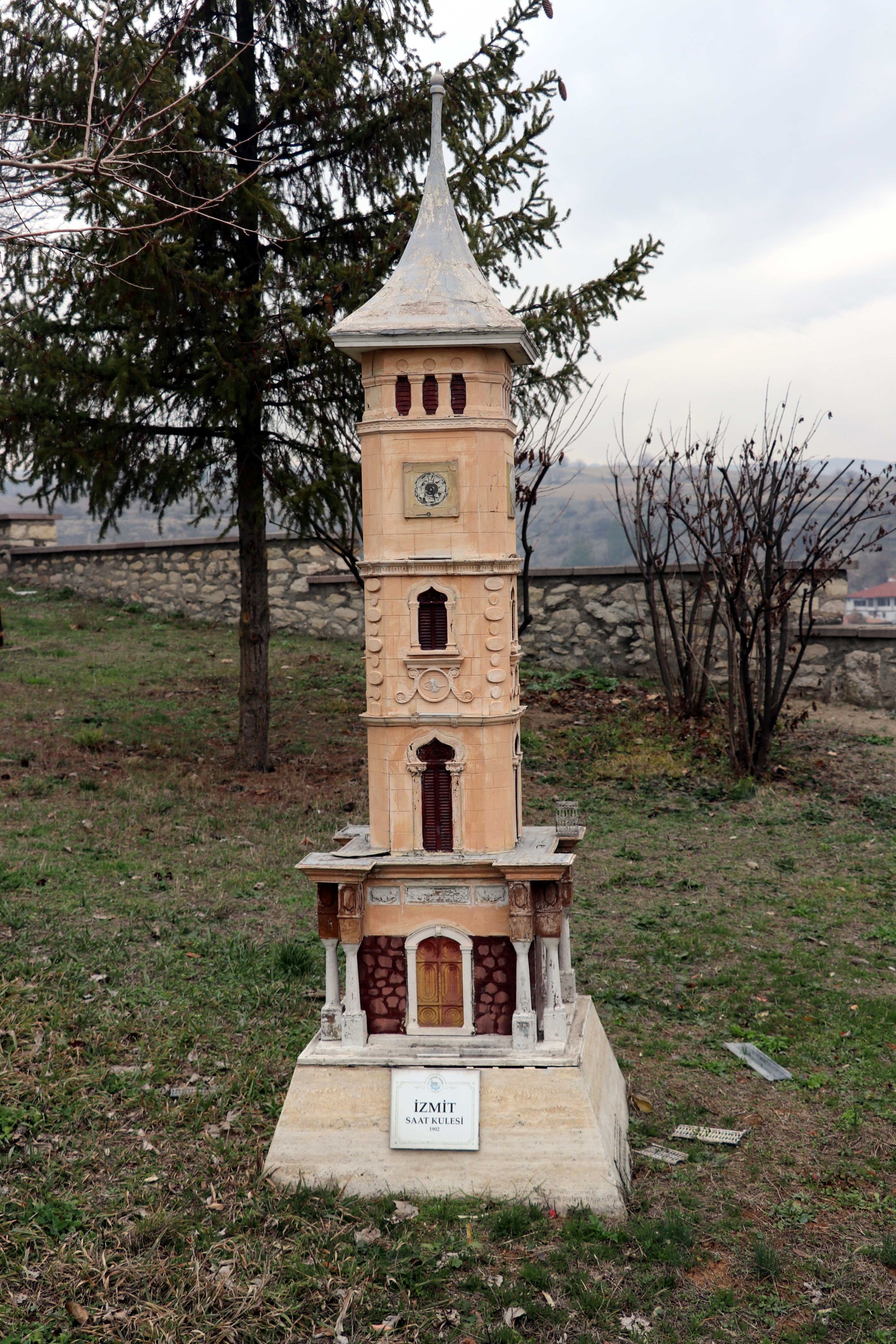 A miniature clock tower at the Anatolia Miniature Clock Towers Museum Safranbolu district, Karabük, northwestern Turkey, Feb. 20, 2021. (AA Photo)
