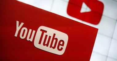 YouTube logo at the YouTube Space LA in Playa Del Rey, Los Angeles, California, U.S., Oct. 21, 2015. (Reuters Photo)