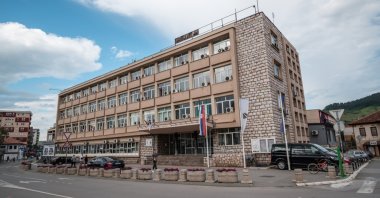 The City Administration Building of Novi Pazar, Serbia, Sept. 20, 2020. (Shutterstock Photo)