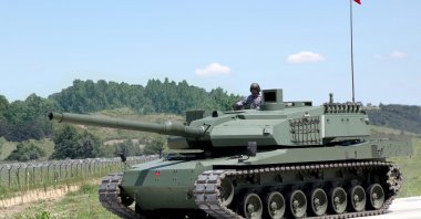 A prototype of Turkey's main battle tank Altay, Oct. 16, 2012. (AA Photo)