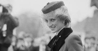 Lady Diana Spencer visits Colston's School in Bristol, U.K., Nov. 19, 1983. (Getty Images)