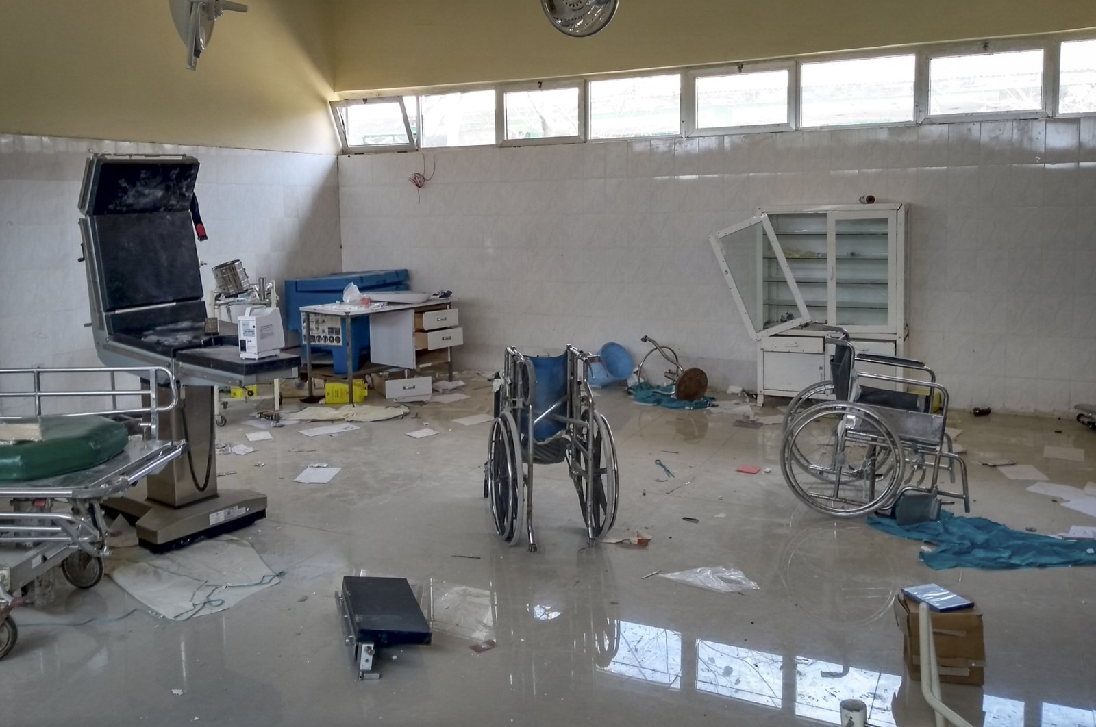 A medical clinic is in disarray after being looted and vandalized in Zana, in the Tigray region of northern Ethiopia, Feb. 9, 2021. (AP Photo)