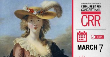 A poster of the Women of Mozart concert. 