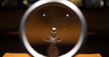 3,500-year-old Sun Goddess of Arinna statuette is displayed at Izmir Archeology Museum, Izmir, Turkey, March 5, 2021. (AA Photo)