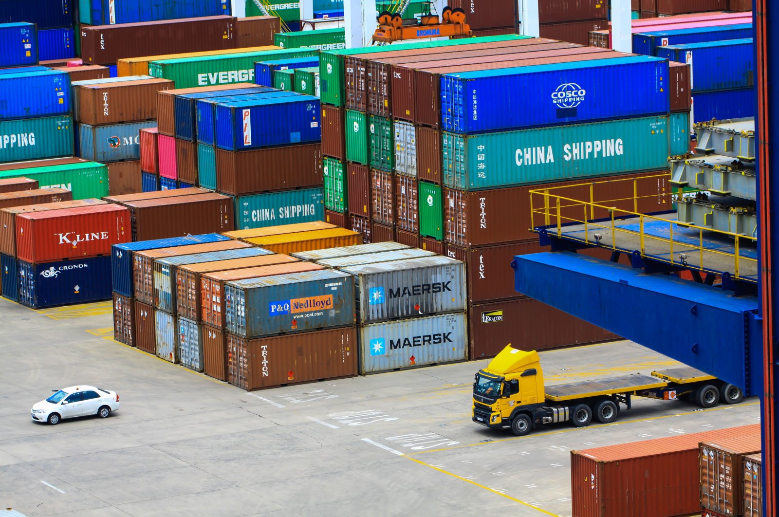 A container ship terminal at the Port of Durban, South Africa, Jan. 28, 2019. (Shutterstock Photo)