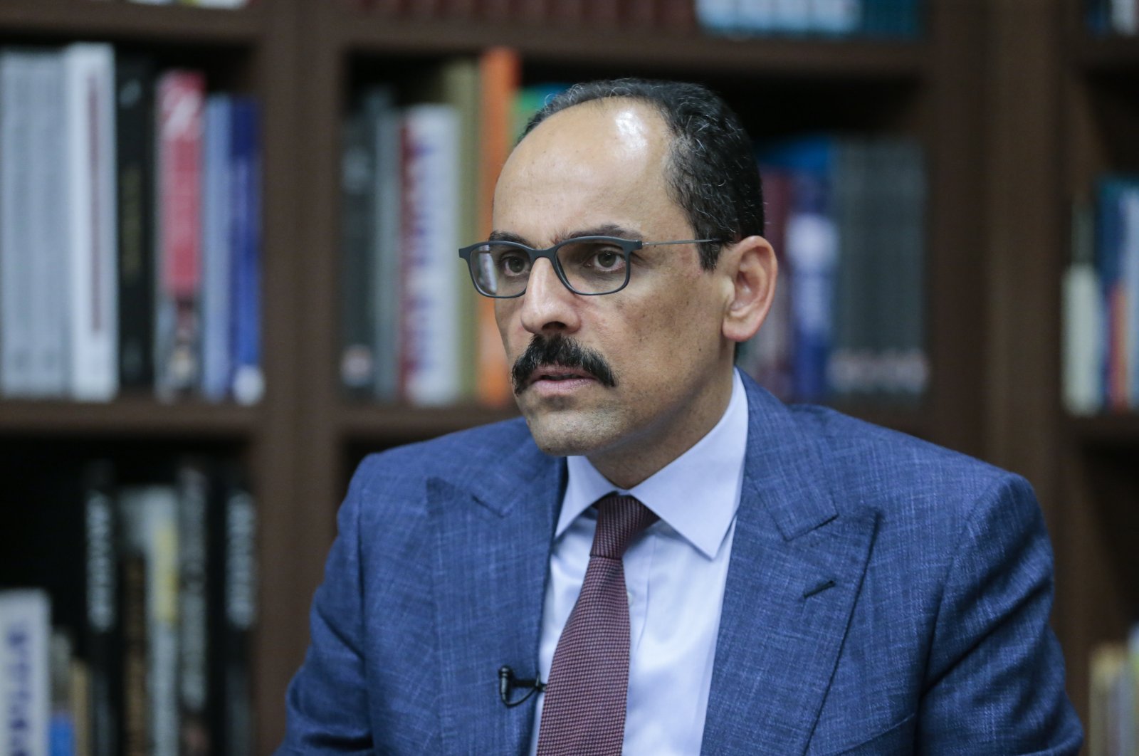 Presidential Spokesperson Ibrahim Kalın speaks during an interview with Anadolu Agency (AA), July 9, 2020. (AA Photo)