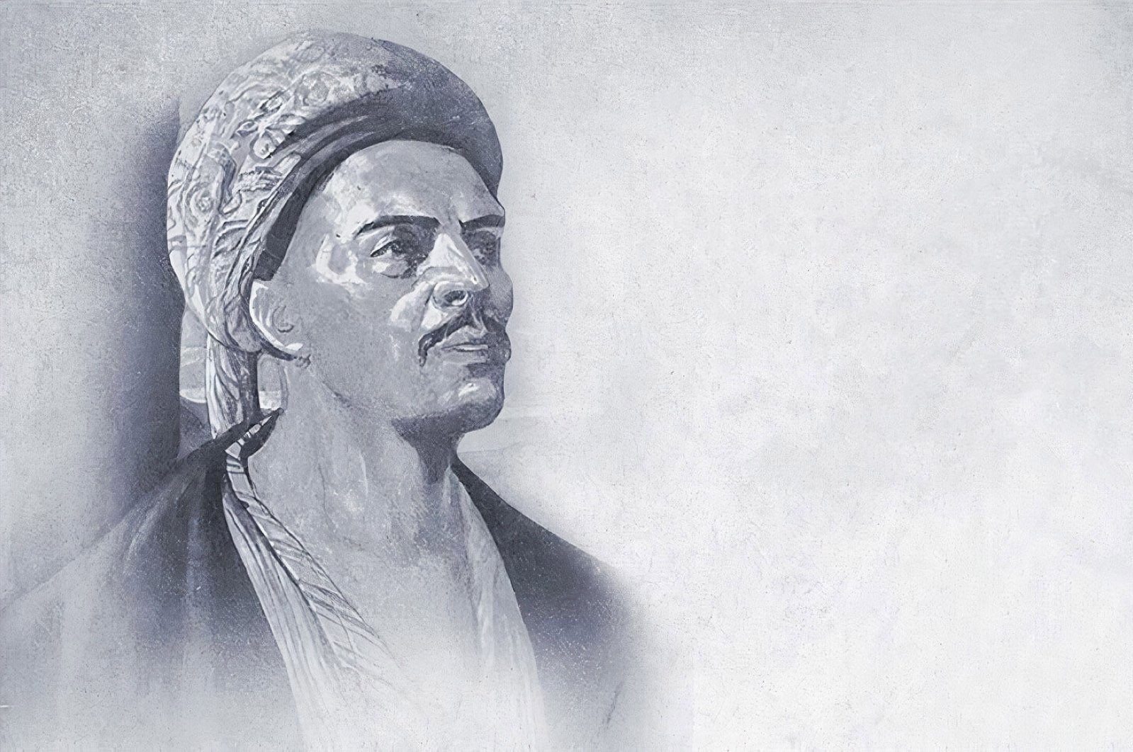 A common depiction used to portray Yunus Emre. (AA PHOTO)
