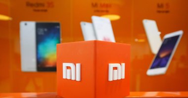 The logo of Xiaomi is seen inside the company's office in Bengaluru, India, Jan. 18, 2018. (Reuters Photo)
