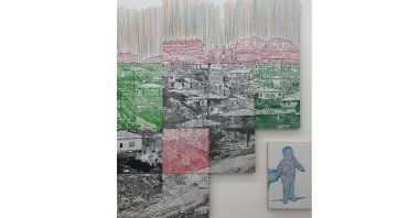 Ferhat Özgür, "The Last Debris," 2021. (Photo by Matt Hanson)