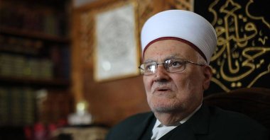 Sheikh Ekrima Sabri is seen in this undated file photo (AA Photo)