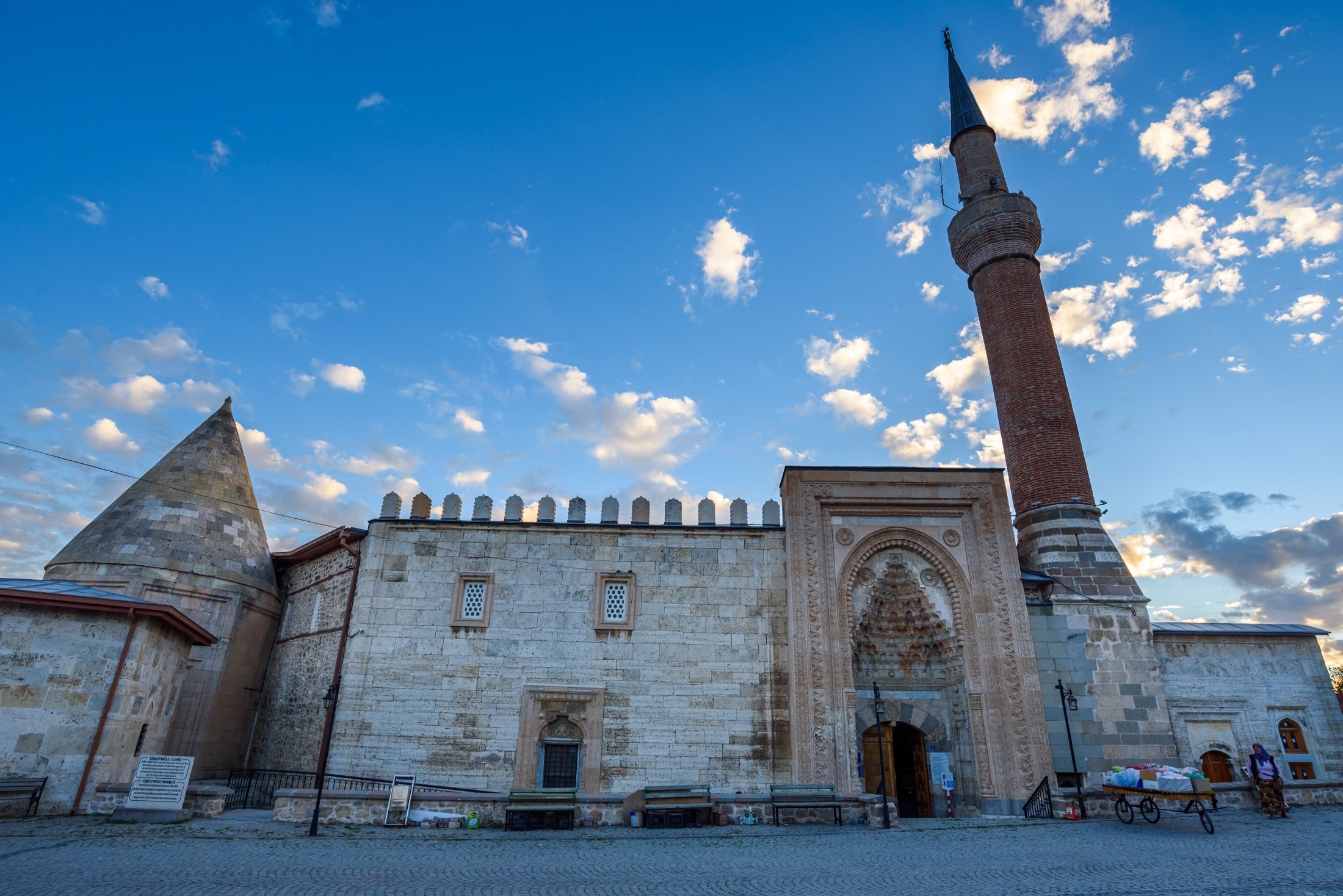 The 13th-century Eşrefoğlu mosque can be seen in Beyşehir district of Konya, central Turkey. (Shutterstock Photo)