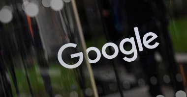 The Google name is displayed outside the company's office in London, U.K., Nov. 1, 2018. (Reuters Photo)