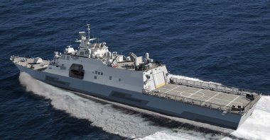 A representative picture of the MMSC tailored for the Greek Navy. (Courtesy of Lockheed Martin)