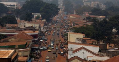 A general view shows a part of the capital Bangui, Central African Republic, Feb. 16, 2016. (Reuters Photo)