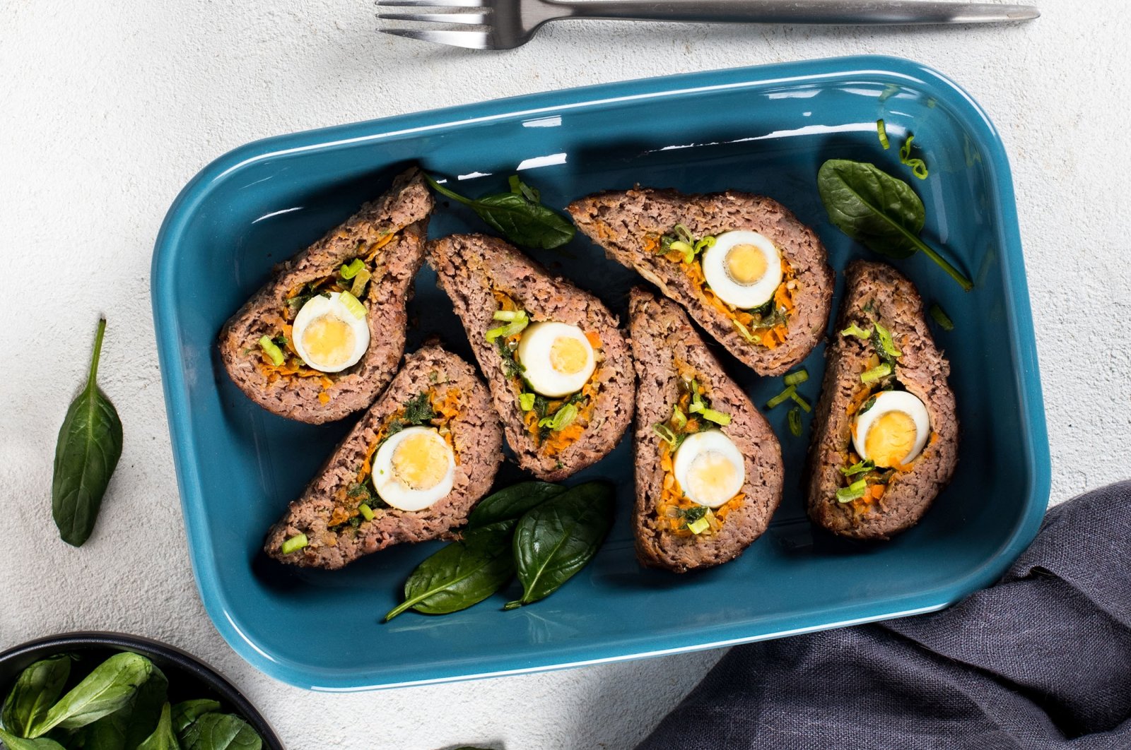 When you can't think of what to cook for dinner, sometimes a simple meatloaf, vegetables and eggs can be all you need. (Shutterstock Photo)