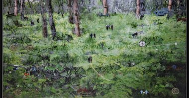 Azade Köker's "Lockdown" was one of the works exhibited at the Virtual Contemporary Istanbul in December 2020. (Archive Photo)