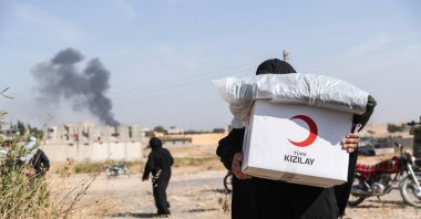 The Turkish Red Crescent (Kızılay) has been providing aid to Syrians for 10 years, March 14, 2021 (AA Photo)