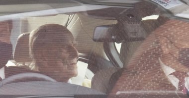 Britain's Phillip, Duke of Edinburgh departs the King Edward VII hospital in London, Britain, March, 16 2021. (EPA-EFE)