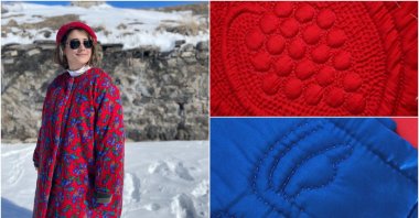 Designer Rabia Gül says she combined Turkish motifs and embroidering techniques with Henri Matisse's emotive colors. (Photos courtesy of Rabia Gül and Ninemin Dolabı)