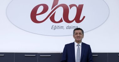 Education Minister Ziya Selçuk during an interview in the capital Ankara,Turkey, March 18, 2021. (AA Photo)