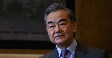 China's State Councilor and Foreign Minister Wang Yi attends a meeting with Russia's Foreign Minister Sergei Lavrov in Guilin, China, March 22, 2021. (Russian Foreign Ministry via Reuters)