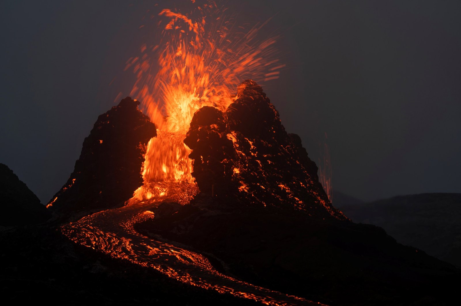 In Photos: Volcano Erupts Near Iceland's Capital Reykjavík | Daily Sabah